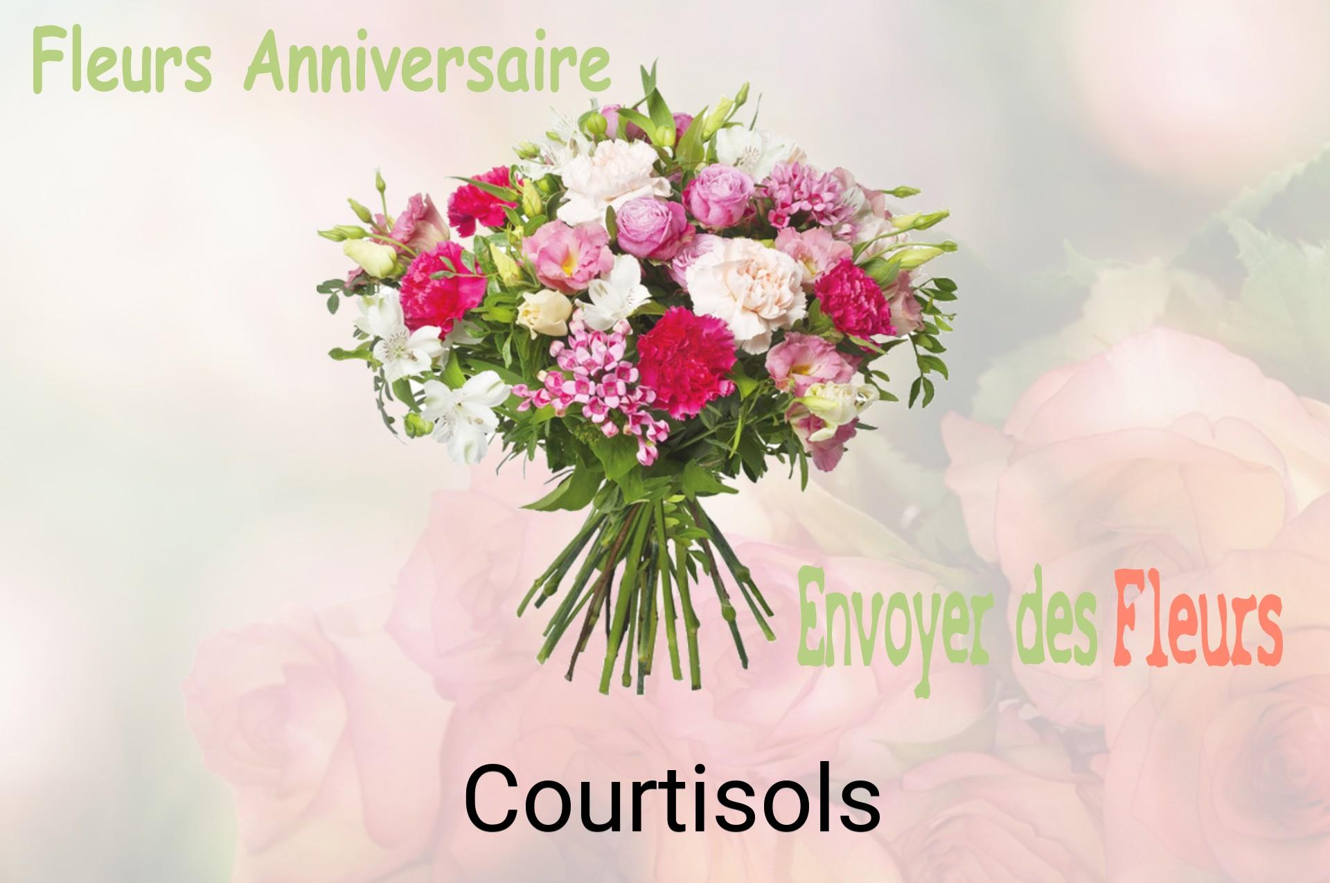 Bouquet de fleurs d’anniversaire livré à Courtisols